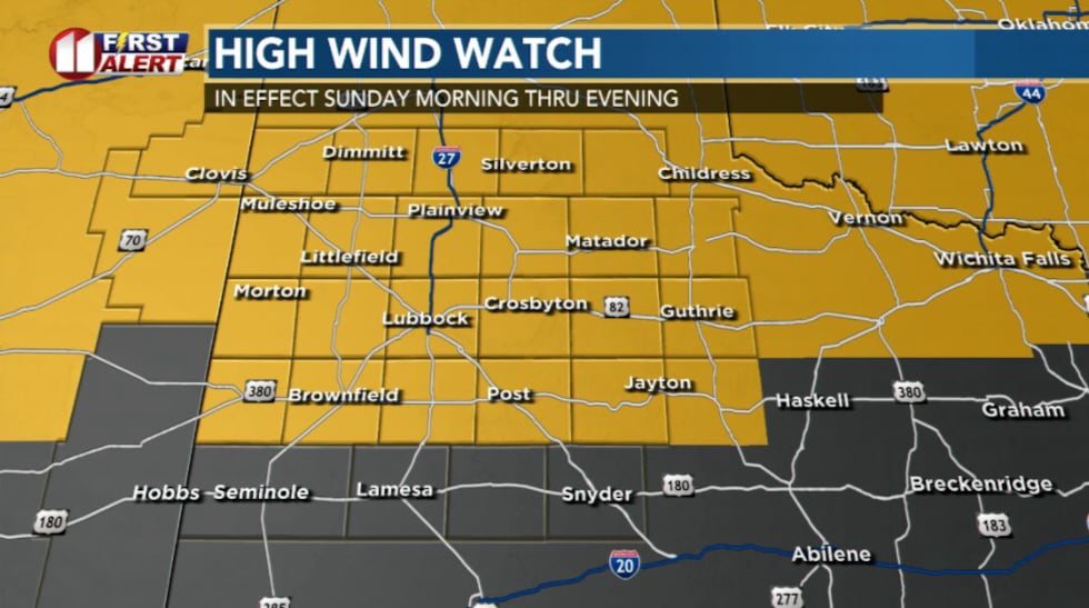 High wind watch in effect