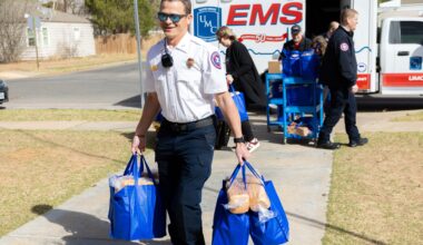 UMC Delivers Food Bags to Brown Elementary