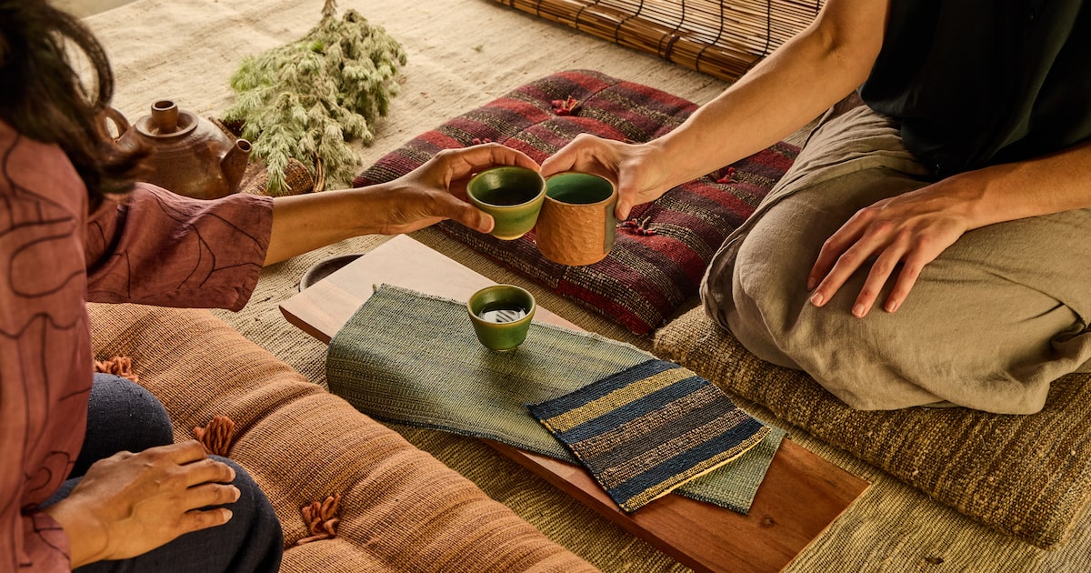 Tea ritual inspires Dallas textile designer’s new fabric collection