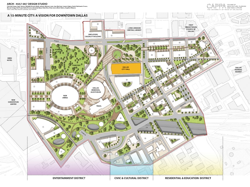 A group of 15 students have created a masterplan they say could give the city a new...