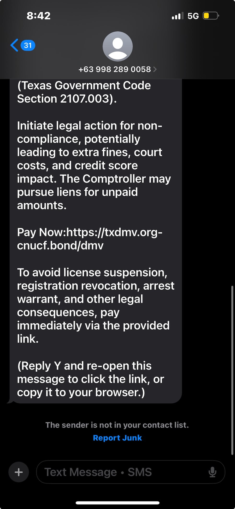 The Lubbock Police Department is warning residents about a texting scam claiming to be from...