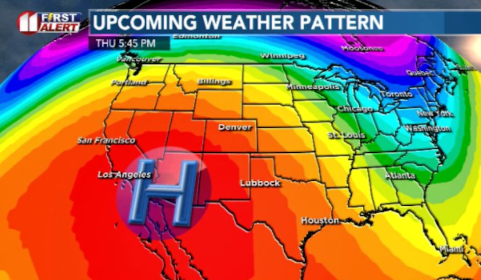 An early-season high pressure dome is setting us up for several days of record high temperatures