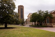 The exterior of the Administration & Conference Tower and Student Union at Hubbard Hall at...