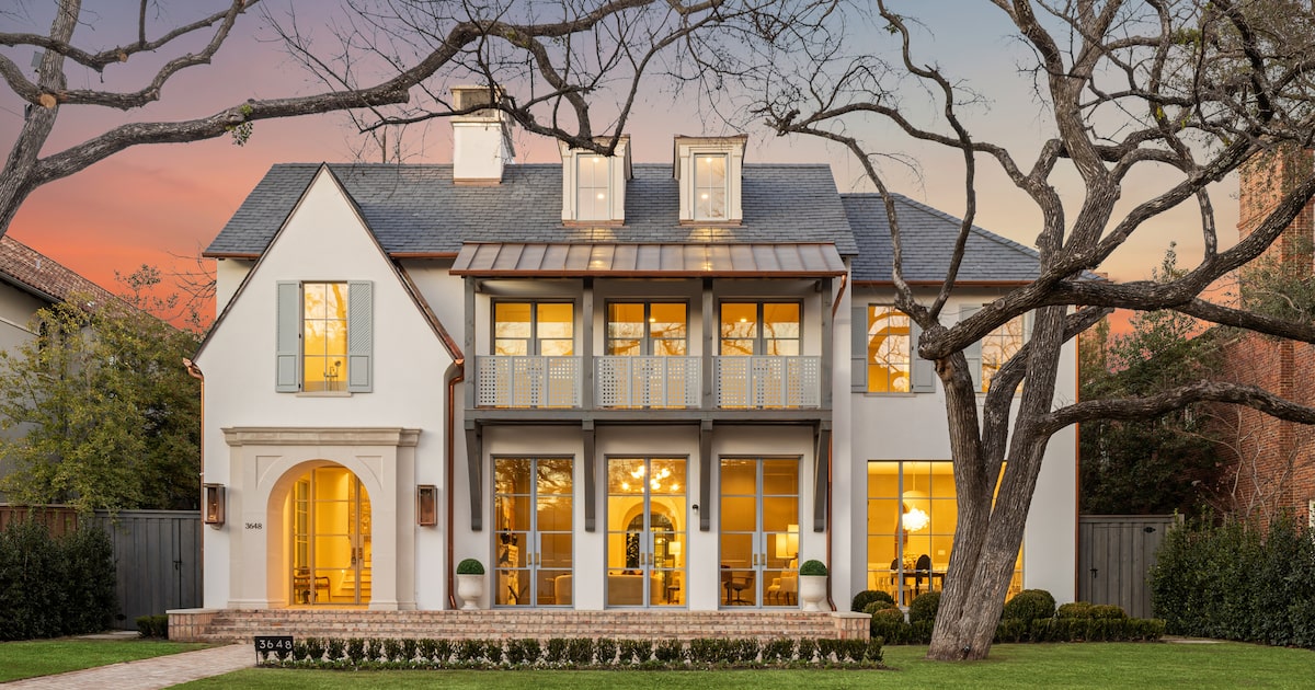 New home on Highland Park lot formerly owned by news exec tops D-FW listings