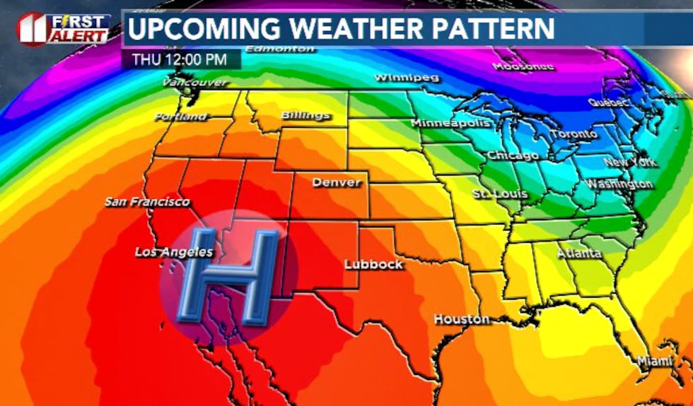 High pressure sets up to our west for most of this forecast period, leading to a spike in high...