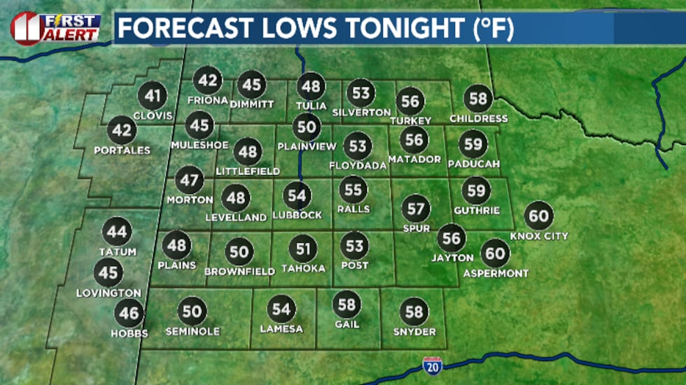 Breezy winds and humid air will keep overnight lows around 20 to 25 degrees above average for...