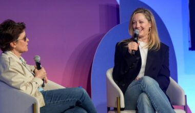 Kara Swisher and Judy Greer In Conversation with Kara Swisher & Judy Greer during the SHE Media Co-lab 2026 @ SXSW on March 15, 2026 in Austin, Texas.