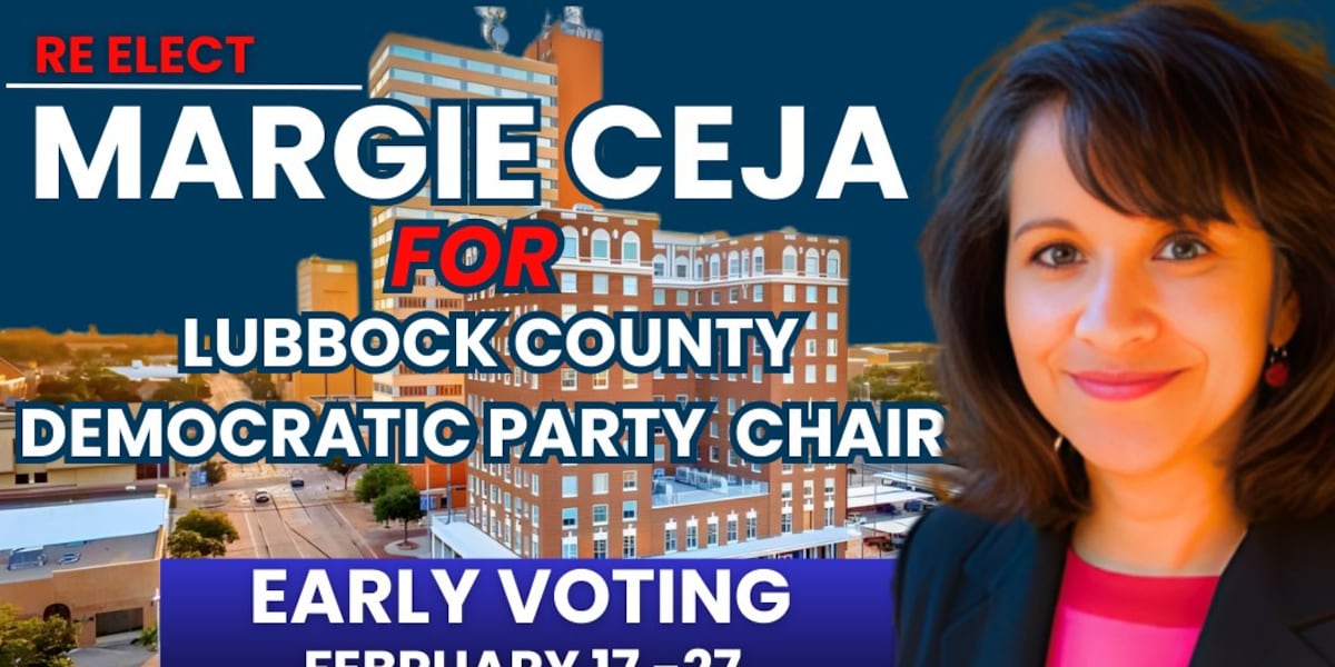 Margie Ceja drops out of race for Lubbock County Democratic Party Chair ahead of runoffs