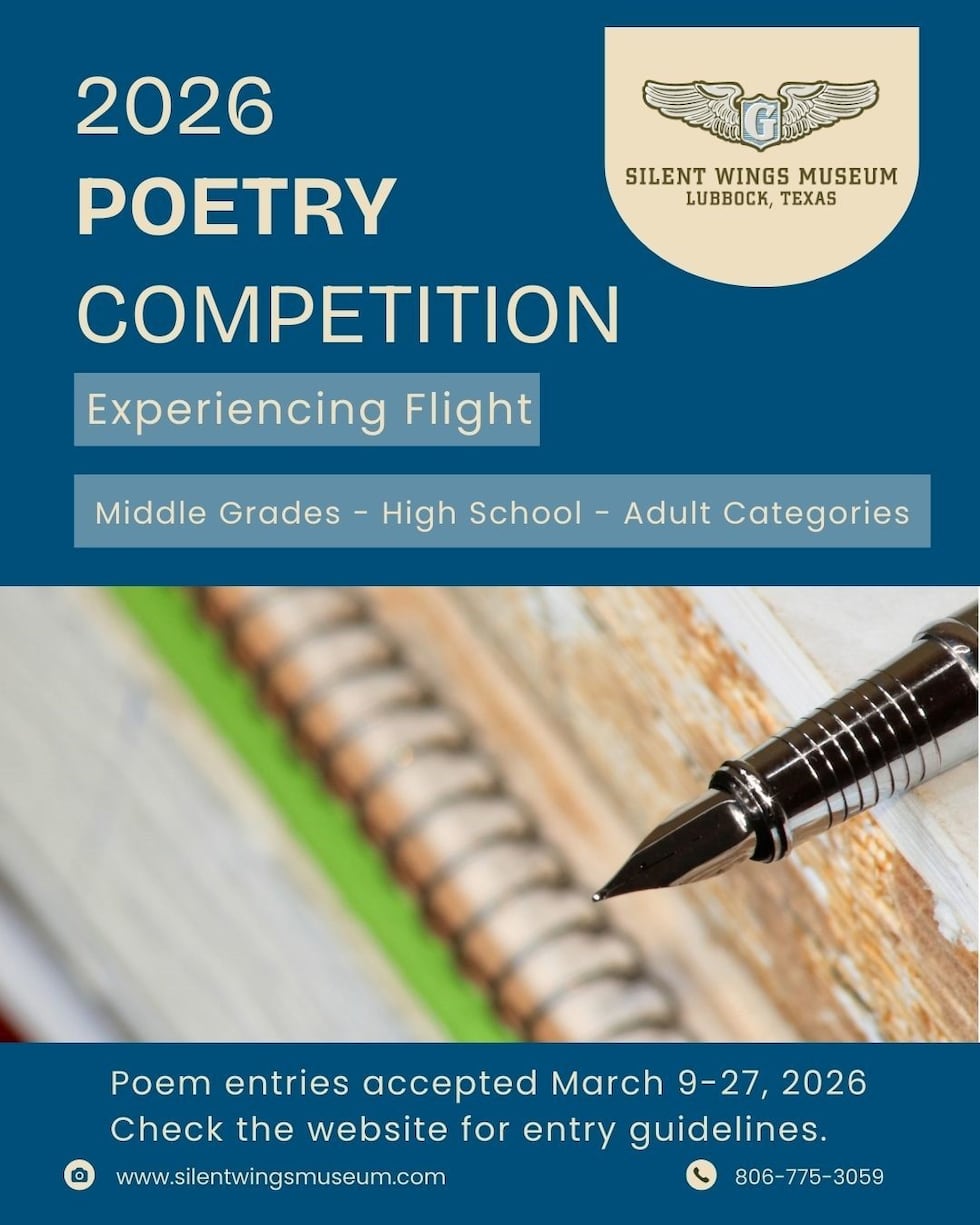 "Join the Silent Wings Museum in a celebration of flight by entering your poem in our fourth...