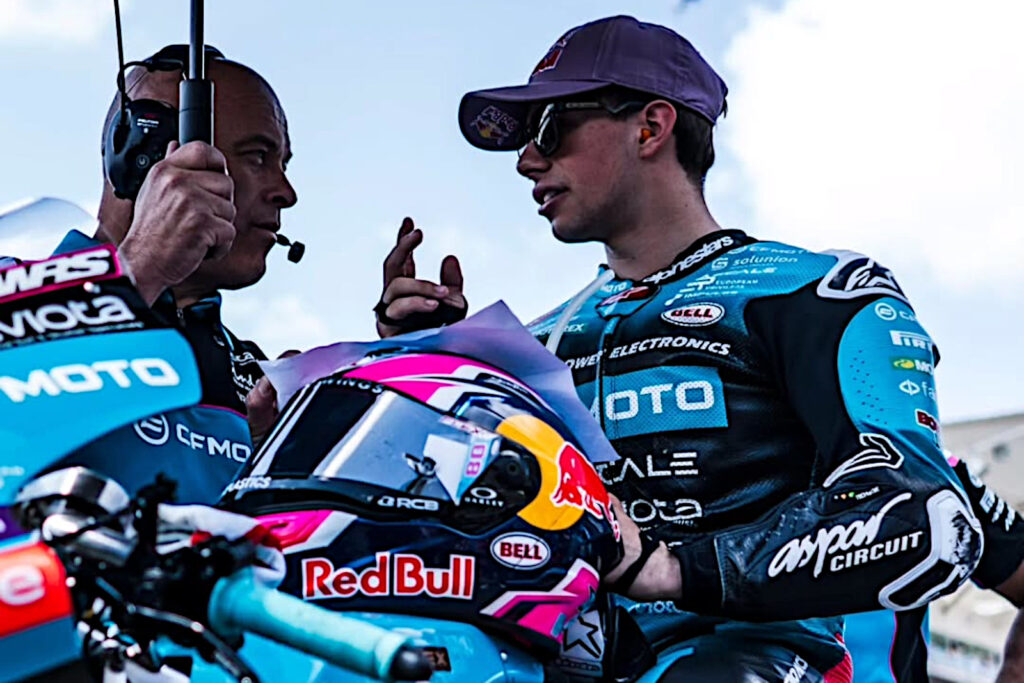 Moto 2 Colombian pilot David Alonso