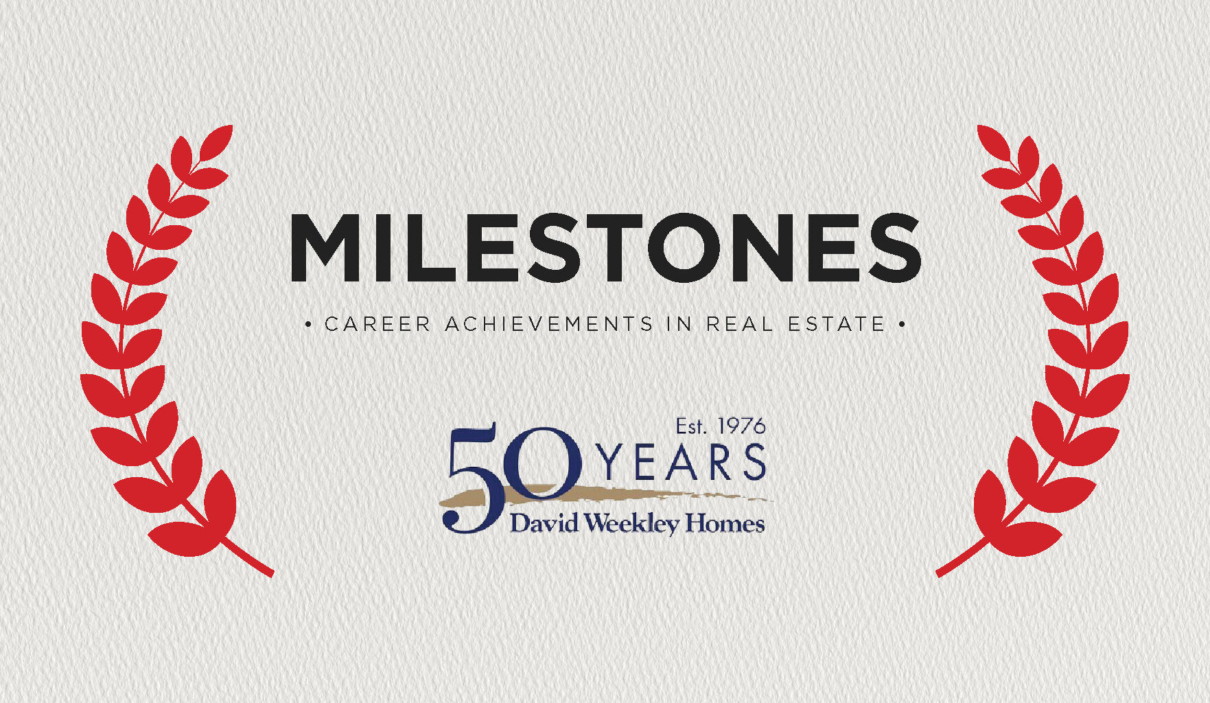David Weekley Homes celebrates 50 years