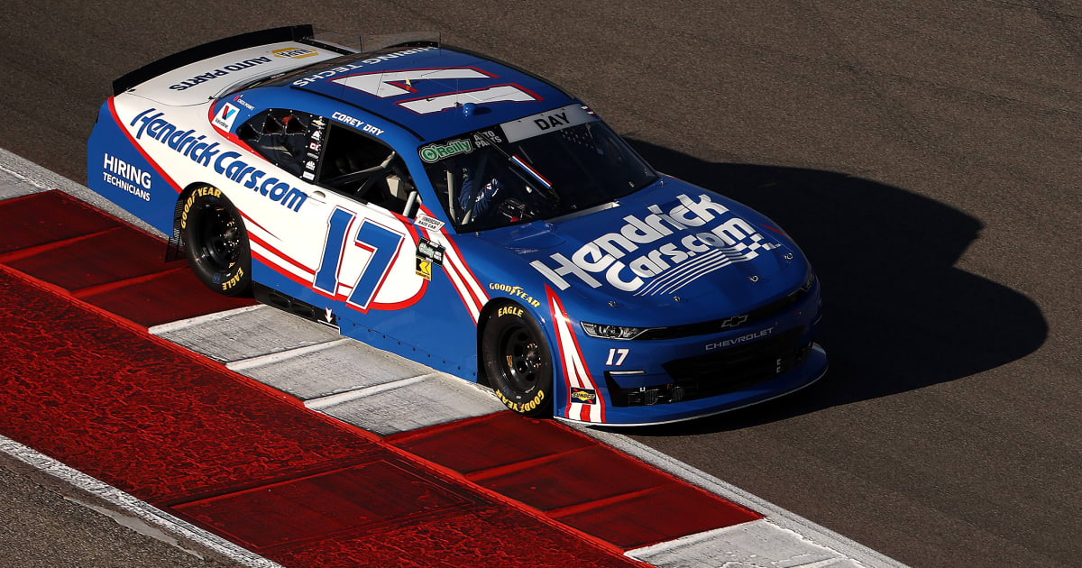 Corey Day locks down 12th spot in NASCAR O'Reilly Series starting lineup at COTA