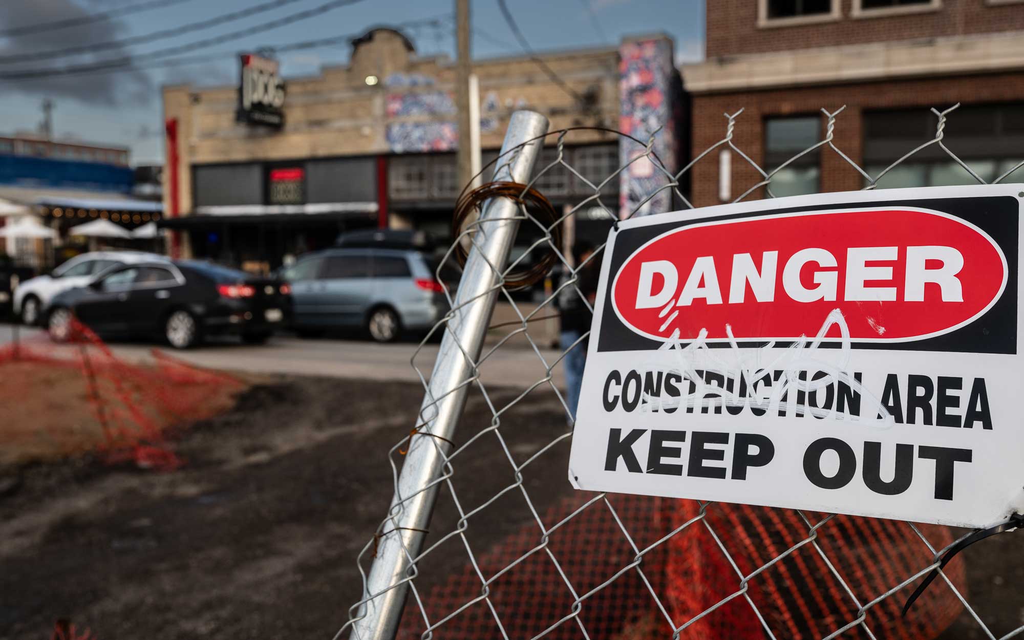 Construction in Deep Ellum