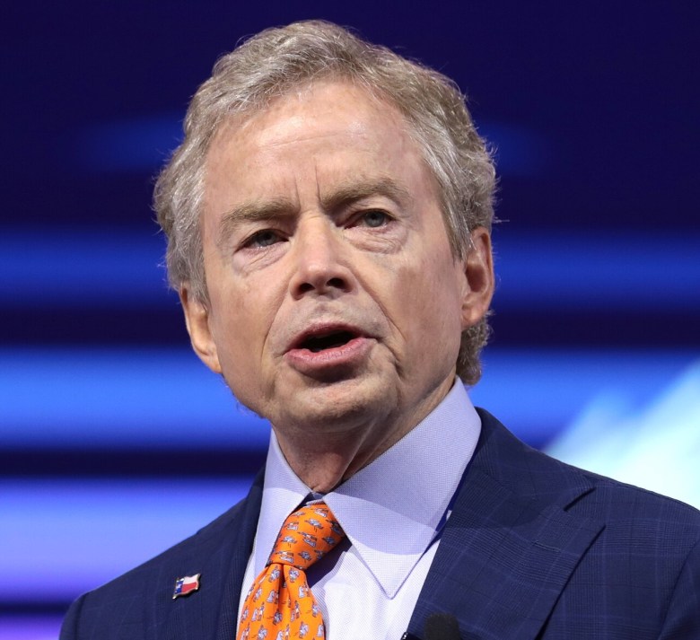 Don Huffines wants to "DOGE" the state budget, according to his TV spots.