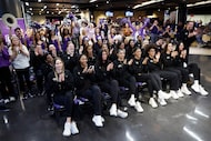 The TCU women’s basketball team hears they’re going to be playing in the NCAA Tournament...