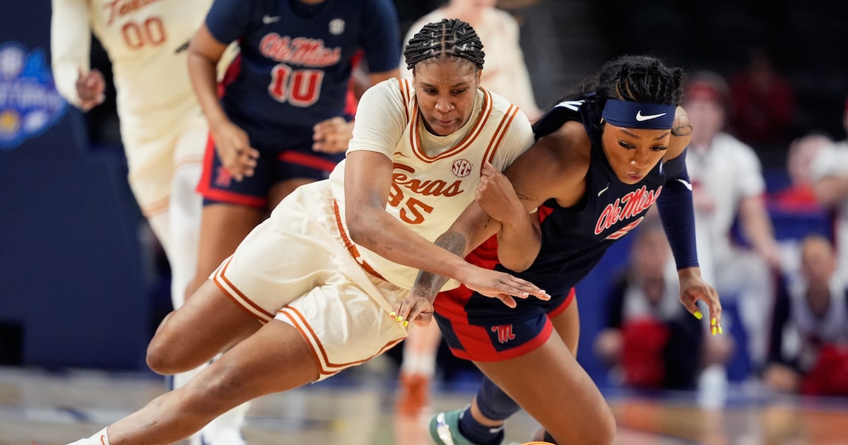 Madison Booker’s 31 points lift No. 4 Texas past No. 24 Ole Miss and into SEC title game