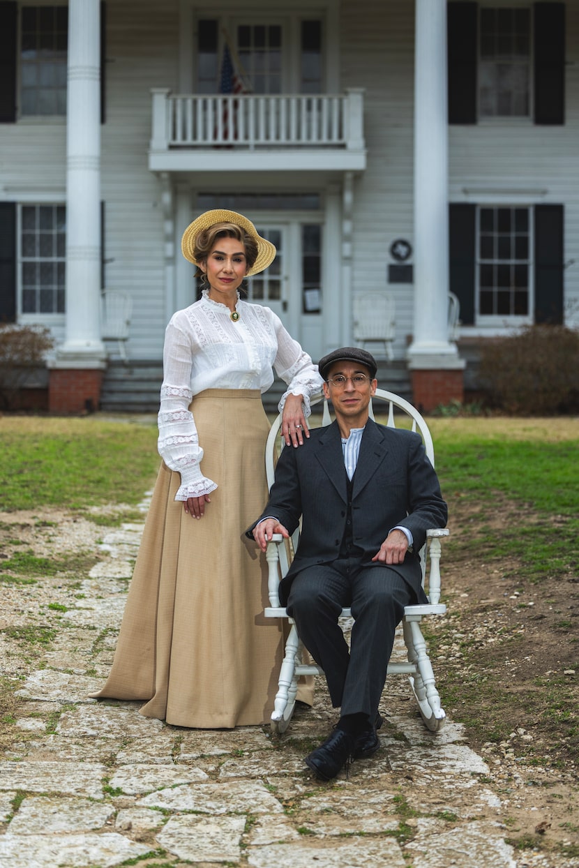 Tiffany Solano as Mother and Blake Hackler as Tateh star in the Dallas Theater Center and...