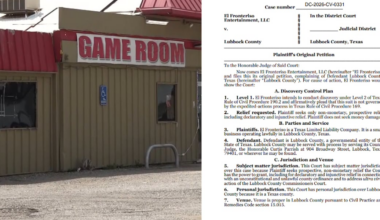 Game room owner files lawsuit against Lubbock County