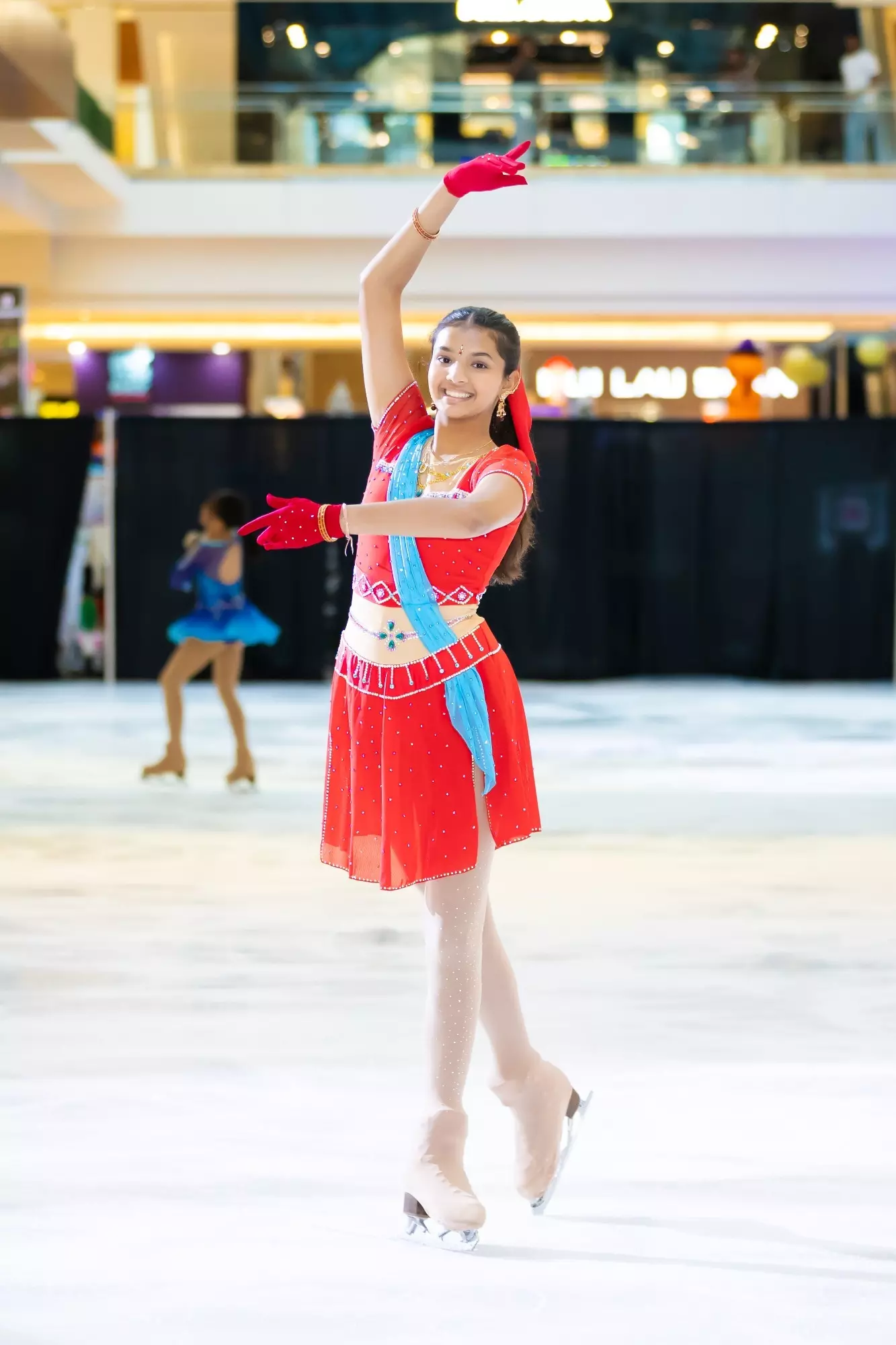 Ice Venkatesh skates in her annual Lemonade With Ice event in Houston. 