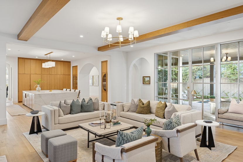 Robert Elliott Custom Homes built a nearly 11,000 square feet home with six bedrooms, five...