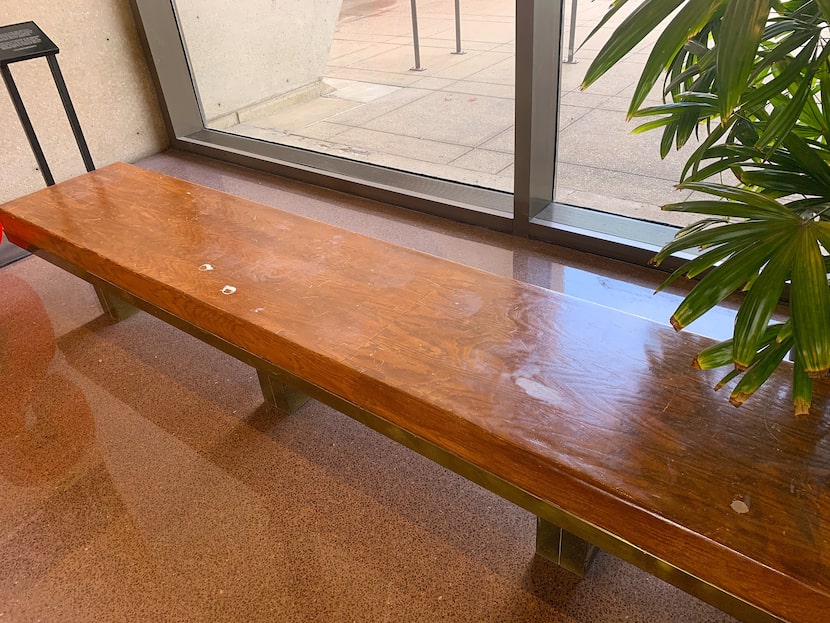 It was probably best to look at the City Hall lobby benches from afar.