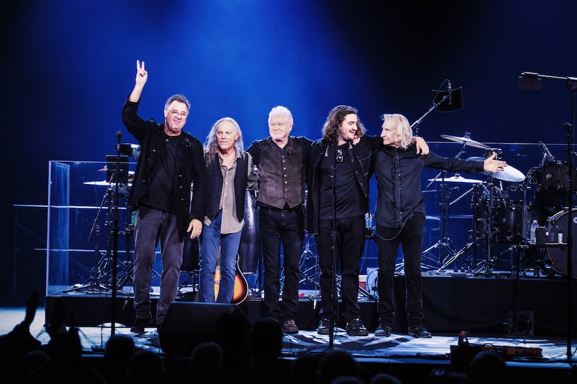 Don Henley (center) with the Eagles at the Sphere in Las Vegas.