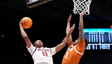 Men’s March Madness 2026 First Four score, live updates: Texas-NC State in second half; Howard edges UMBC