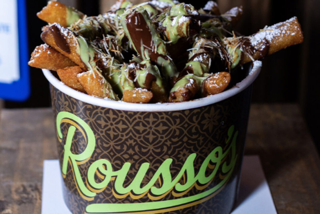 Image shows a Dubai chocolate dessert.