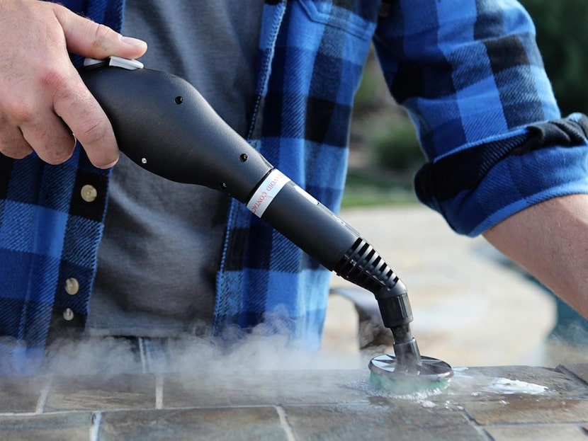 A variety of attachments make the McCulloch Heavy Duty Steam Cleaner versatile for indoor...
