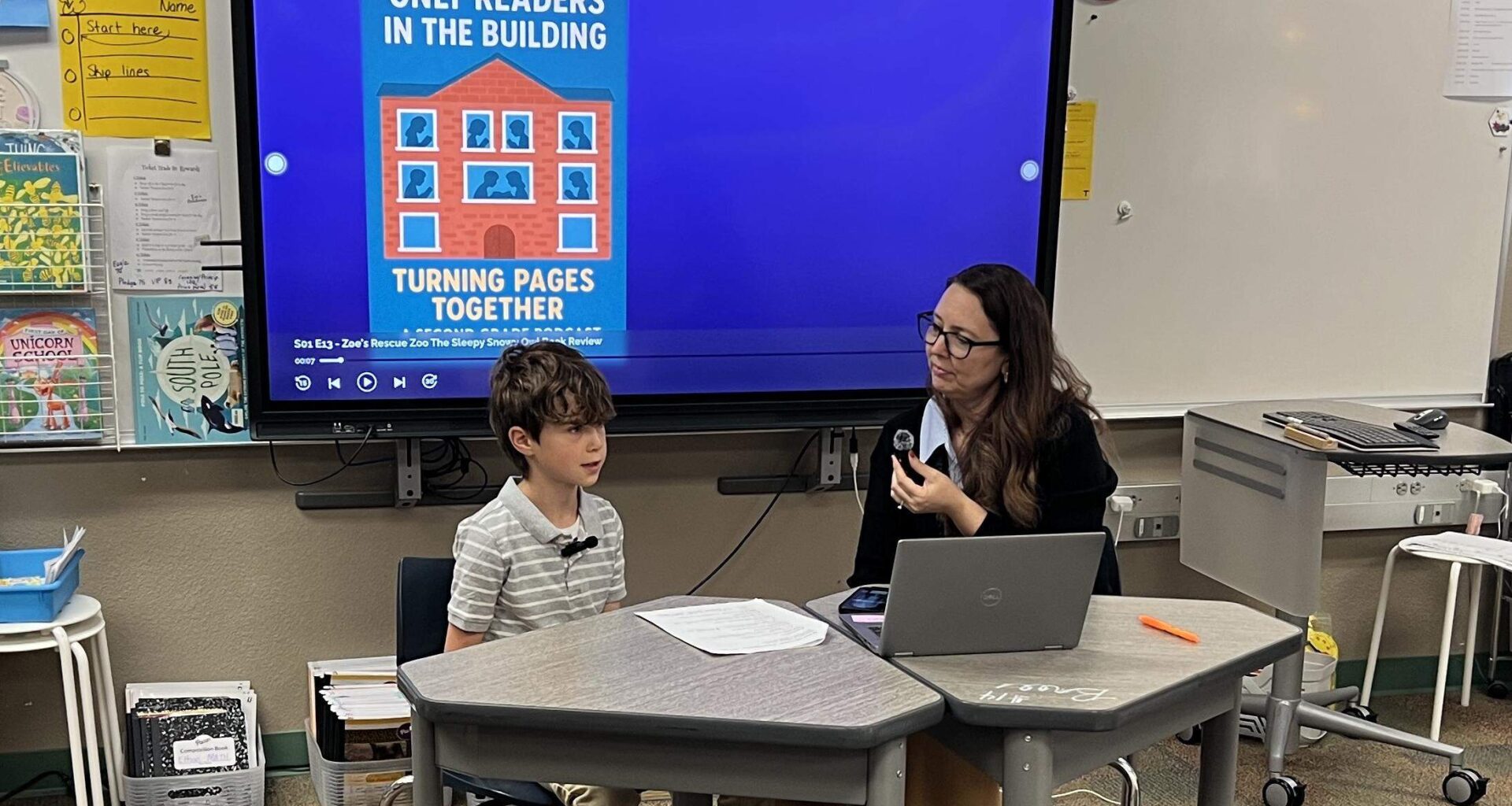 Book podcast helps GCISD students foster love for reading