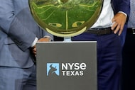 The NYSE Texas opening bell was rung at AT&T Stadium, Wednesday, Aug. 20, 2025 in Arlington....