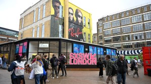 LONDON, ENGLAND - JUNE 03: A general view of guests walking outside during day two of SXSW London 2025 at The Truman Brewery on June 03, 2025 in London, England. (Photo by Stuart C. Wilson/Getty Images for SXSW London)