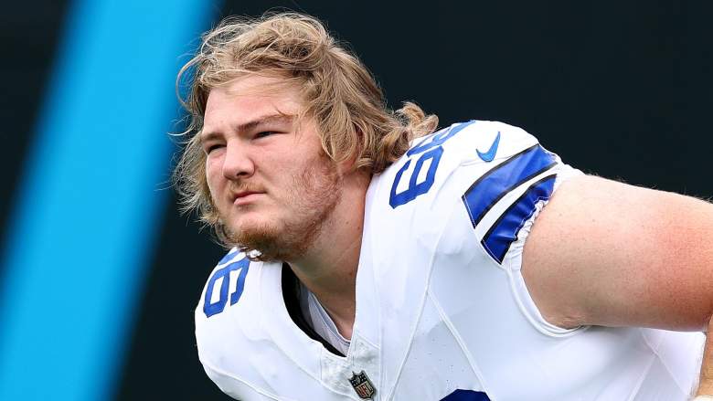 TJ Bass #66 of the Dallas Cowboys