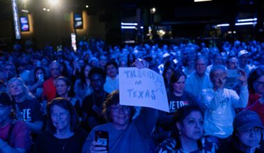 Texas Senate Candidate James Talarico Holds Campaign Rally In Houston On Eve Of Primary Election