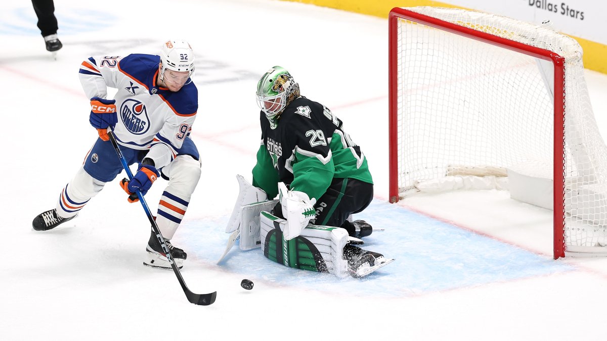 Stars beat Oilers 7-2 as Robertson posts four-point night – NBC 5 Dallas-Fort Worth