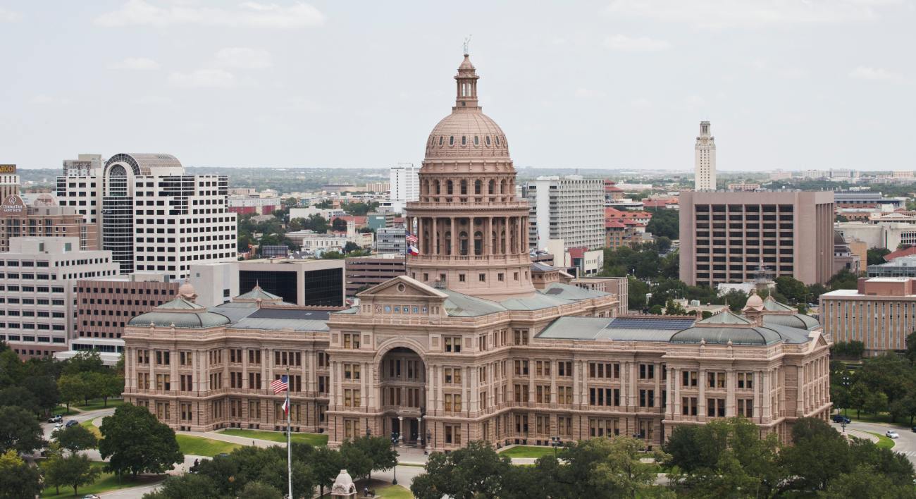 Texas state capitol building