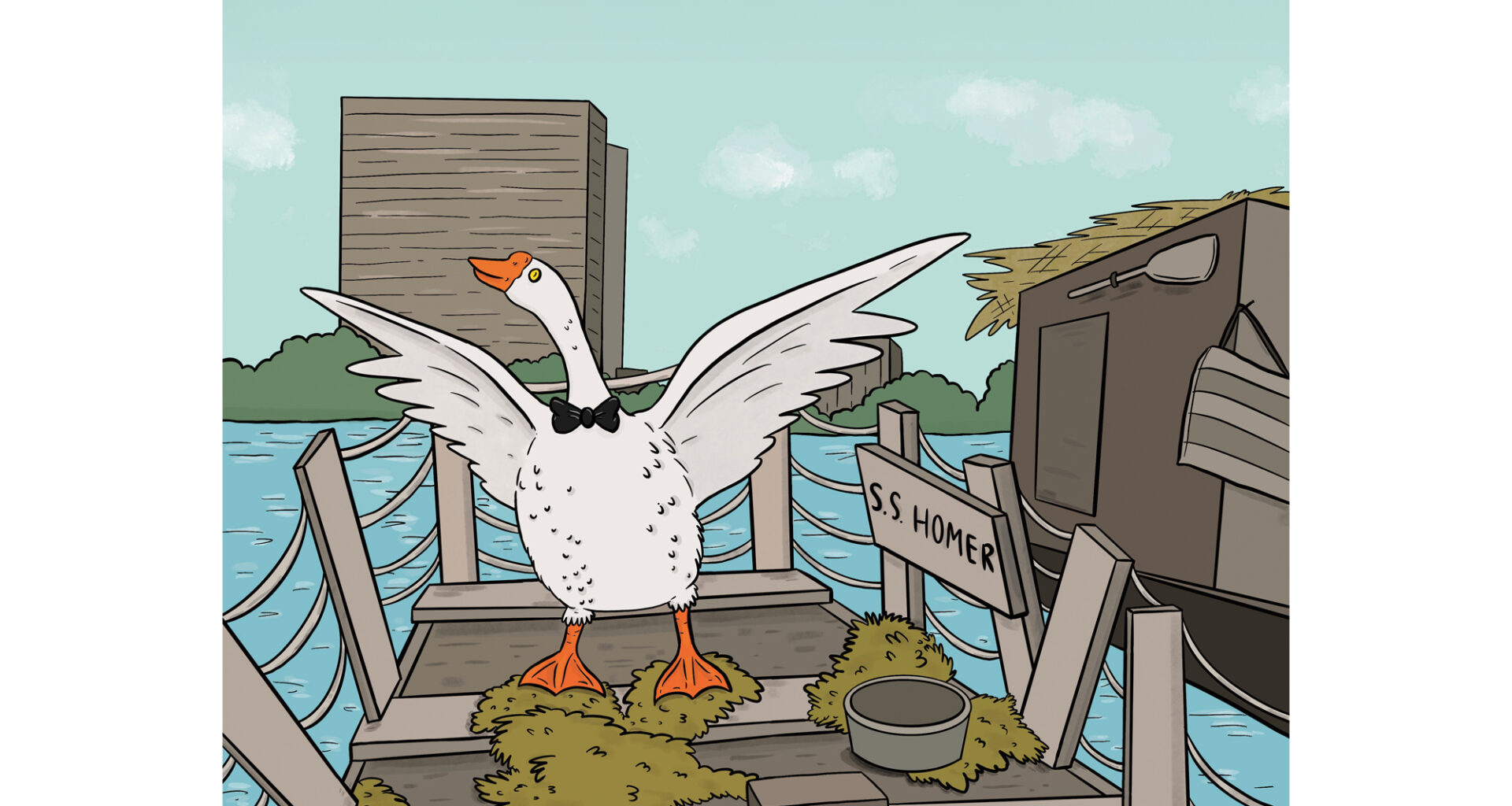 Remembering When a Goose Named Homer Became a Champion for Unhoused Austinites