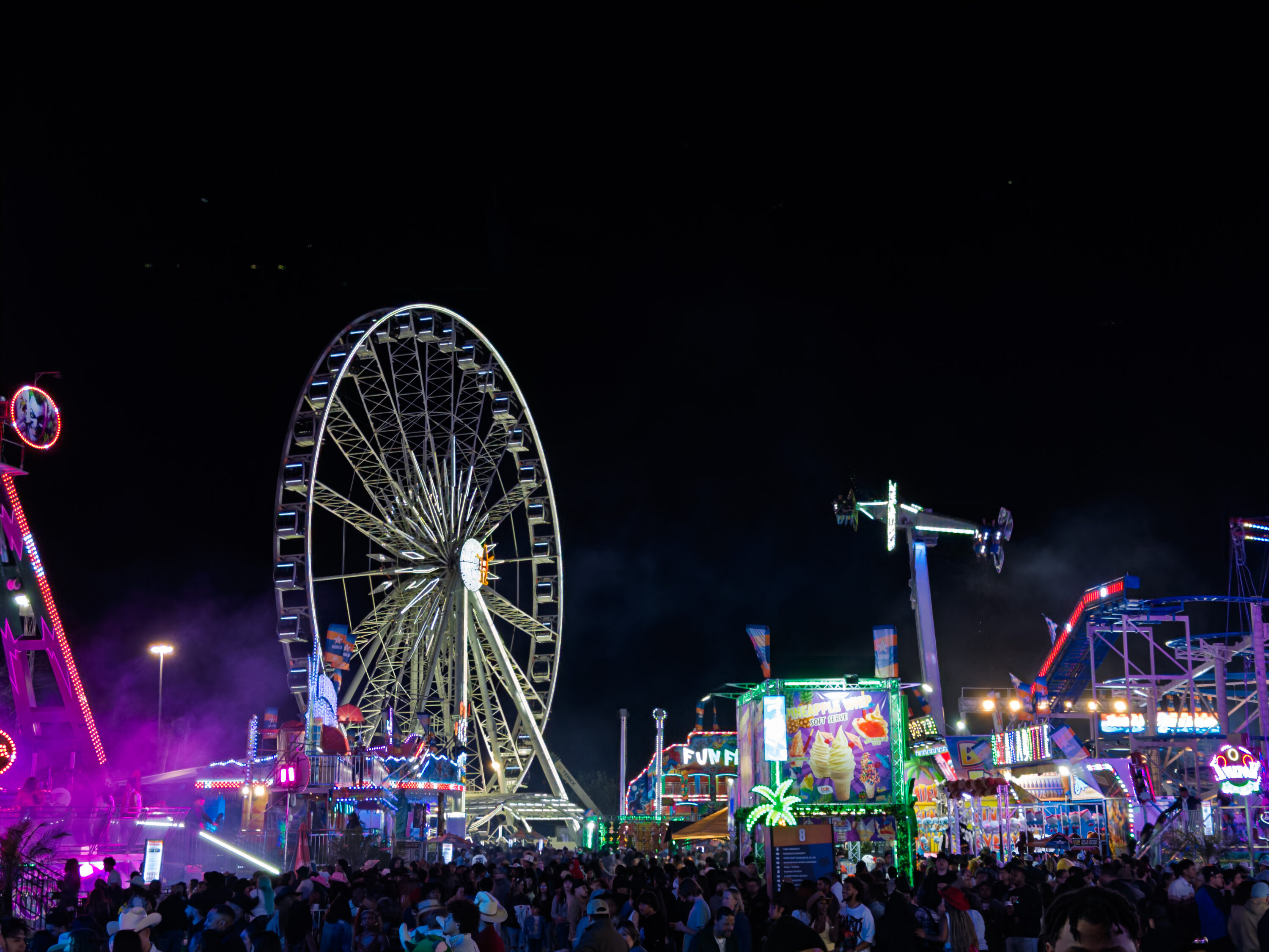 The carnival at Rodeo Houston on March 12, 2026.