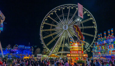 The carnival at Rodeo Houston on March 12, 2026.