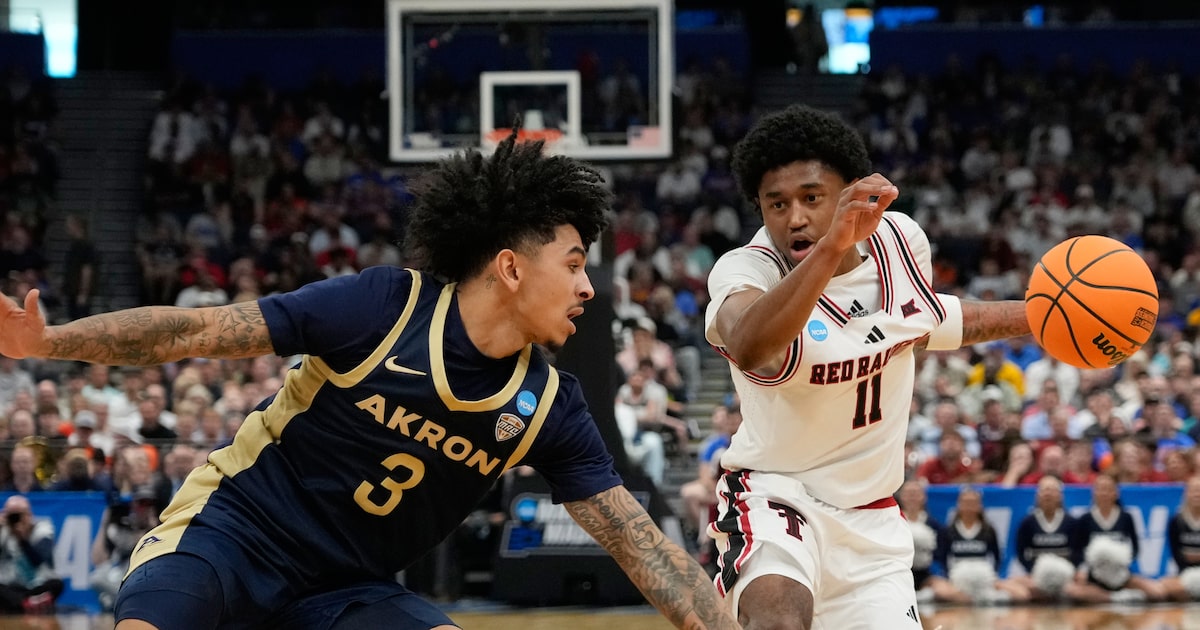 Jaylen Petty, Christian Anderson lead Texas Tech to win over Akron in NCAA Tournament