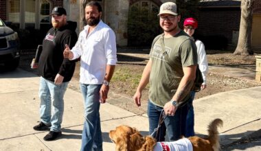 Kyle Rittenhouse joins Brandon 'AK Guy' Herrera for final moments of campaign trail