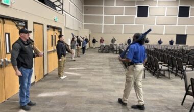Honor Guard members training on funeral duty services.