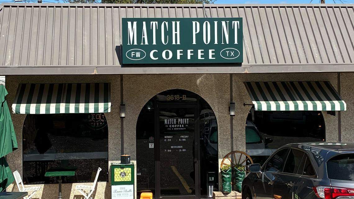 Conan Gray visits Match Point Coffee in Fort Worth Texas