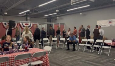 Family, friends and candidates gather at the Tarrant County GOP’s election night watch party on Tuesday March 3, 2026.