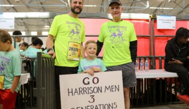 3 generations lace up for Cowtown 5K as 6 year old leads family charge