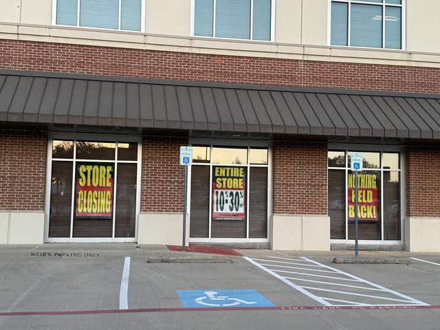 The Weir’s Furniture store in the Wyndham Plaza shopping center located at 201 N.  Nolen Drive in Southlake is one of four locations that will close down. A 30% off all store merchandise closing sale starts Thursday.