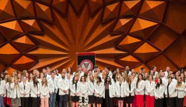 Texas Tech veterinary students receive white coats, marking next step toward clinical training