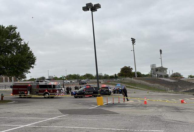 Haltom City police are investigating a shooting in the parking lot of Birdville ISD property in the 6200 block of Broadway Avenue on Friday afternoon, March 27, 2026.