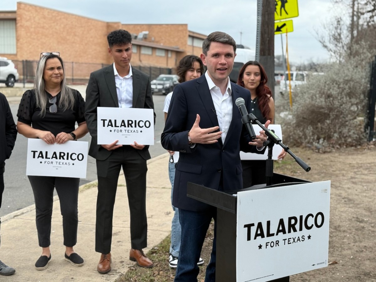 Senate hopeful Talarico blasts Ken Paxton’s investigation of NEISD during San Antonio visit