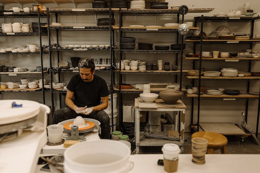 Marcello Andres gave up the corporate world in favor of an art studio.
